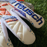 Guanti da portiere Reusch Attrakt Fusion Energize dita dorso