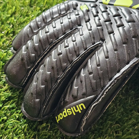 Guanti da portiere Uhlsport FM Absolutgrip Flex Frame Carbon dita dorso