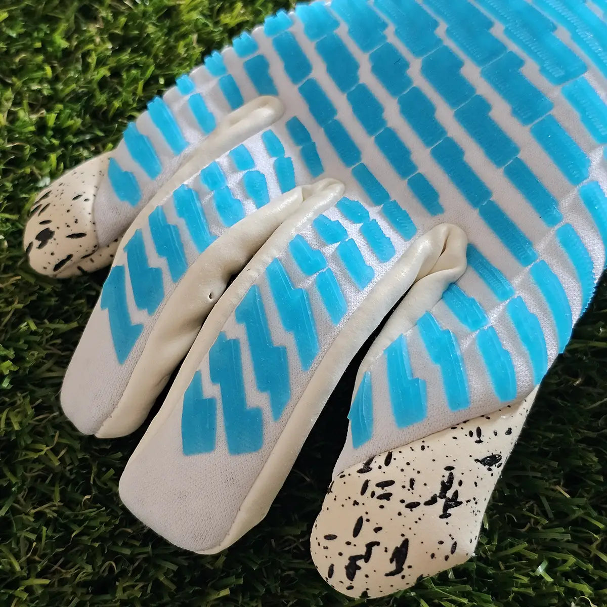Guanti da portiere Uhlsport Fangmaschine CyberTEC Supergrip+ HN dita dorso