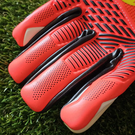 Guanti da portiere Uhlsport Fangmaschine ZNE Absolutgrip HN dita dorso