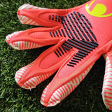 Guanti da portiere Uhlsport FM ZNE Ultragrip HYBD dita dorso