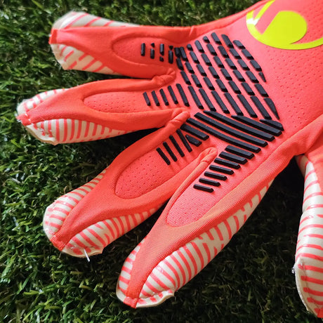 Guanti da portiere Uhlsport FM ZNE Ultragrip HYBD dita dorso
