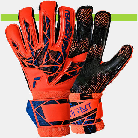 Guanti da portiere Reusch Attrakt Gold X Evolution GluePrint Hyper Orange