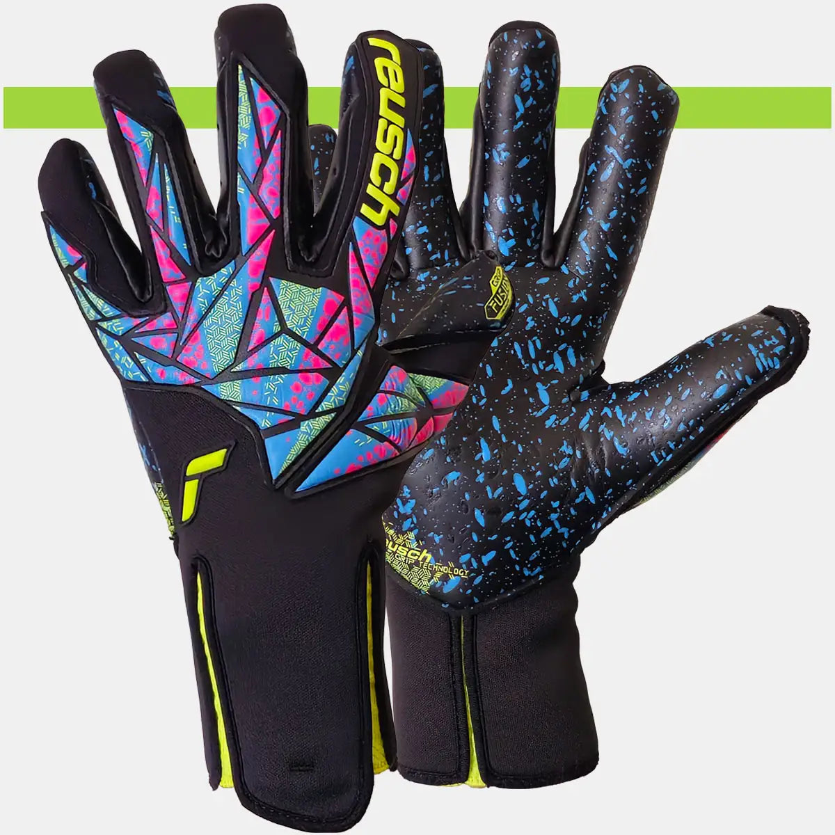 Reusch Legacy Arrow Solid Junior: Guanti Da Portiere Con Presa Solida E Taglio Interno, Unisex Giovani