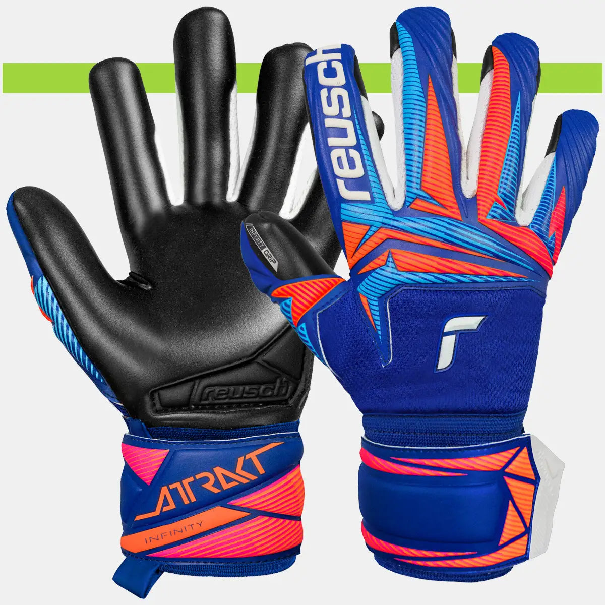 Guanti da portiere Reusch Attrakt Infinity Evolution NC GK26 junior