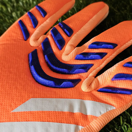 Guanti da portiere Adidas Predator League Coral Blaze dita dorso