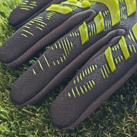 Guanti da portiere Adidas Predator Pro Electric Stealth dita dorso