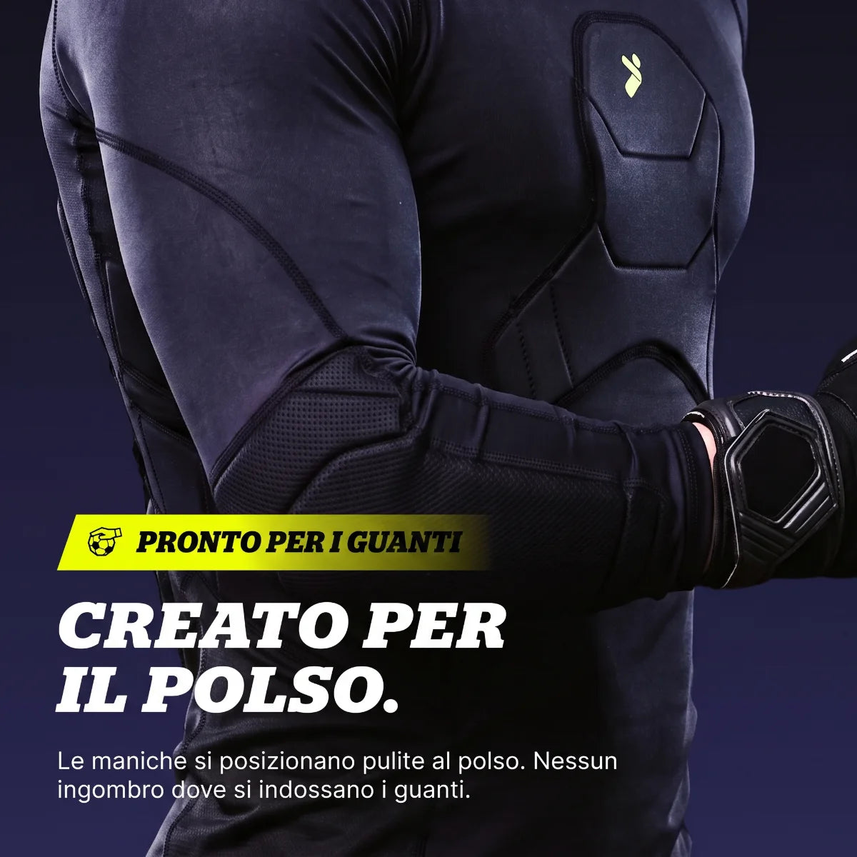 Maglia compressione BodyShield CoolCore GK 3/4 Shirt manica