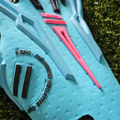 Guanti da portiere IIleven Vision+ Cyan dorso