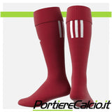 Calzettoni Santos 3 Stripe rossi