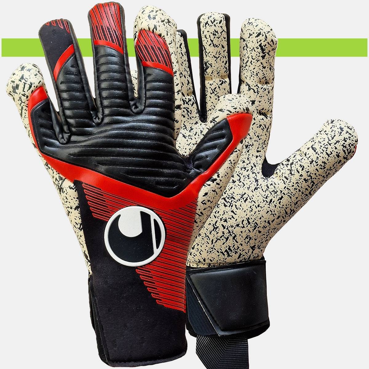 Guanti da portiere Uhlsport Powerline Supergrip+ HN su