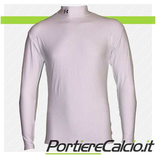 Cold Gear Mock manica lunga bianca
