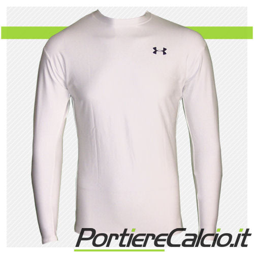 Euro Cold Gear Mock manica lunga bianca